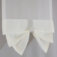 Firana panelowa kremowy woal sable srebrne cyrkonie 279 – Firany – zdjęcie 1