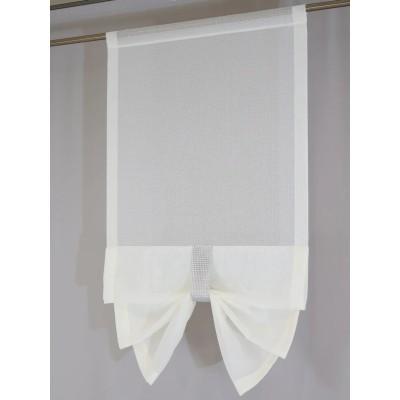 Firana panelowa kremowy woal sable srebrne cyrkonie 279 – Firany – zdjęcie 2