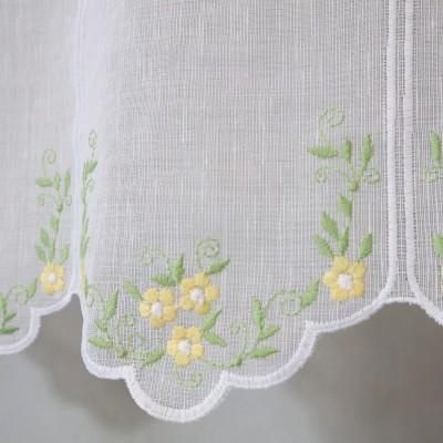 Firana zazdrostka do kuchni wiosenna kwiatki naturalna 283 – Do kuchni – zdjęcie 3