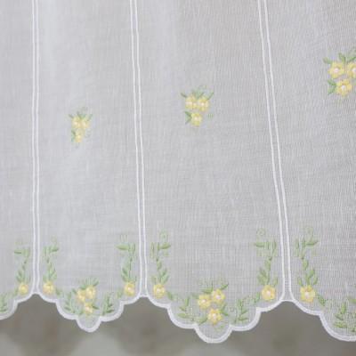 Firana zazdrostka do kuchni wiosenna kwiatki naturalna 283 – Do kuchni – zdjęcie 7