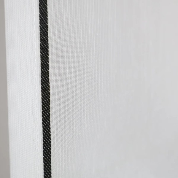 Firana panelowa ekran wachlarz czarne paseczki 079 – Firany – zdjęcie 2