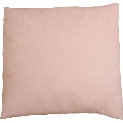 Poszewka na poduszkę dekoracyjna efekt zamszu brzoskwiniowy 284 – Dodatki – zdjęcie 1