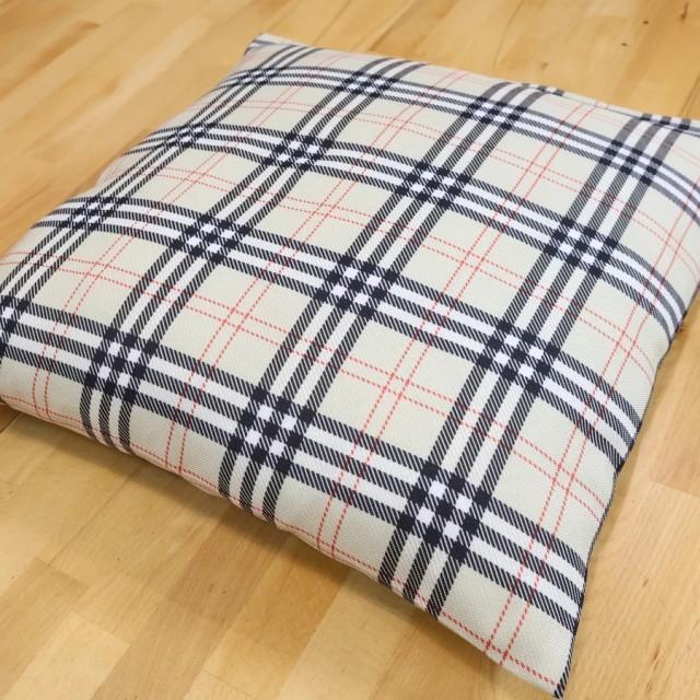 Poszewka na poduszkę krata angielska beż 287 – Dodatki – zdjęcie 2