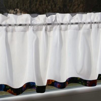 Firana zazdrostka do kuchni naturalna biały batyst 288 – Do kuchni – zdjęcie 3