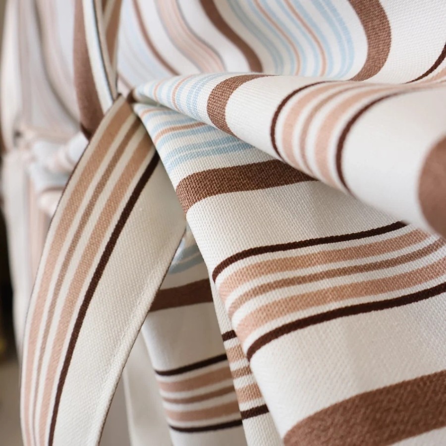 Firana lambrekin styl wiejski retro pionowe paski 289 – Firany lambrekiny – zdjęcie 5