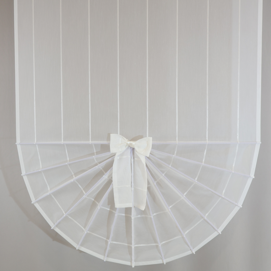 Firana panelowa ekran wachlarz paseczki kremowy 291 – Firany – zdjęcie 1