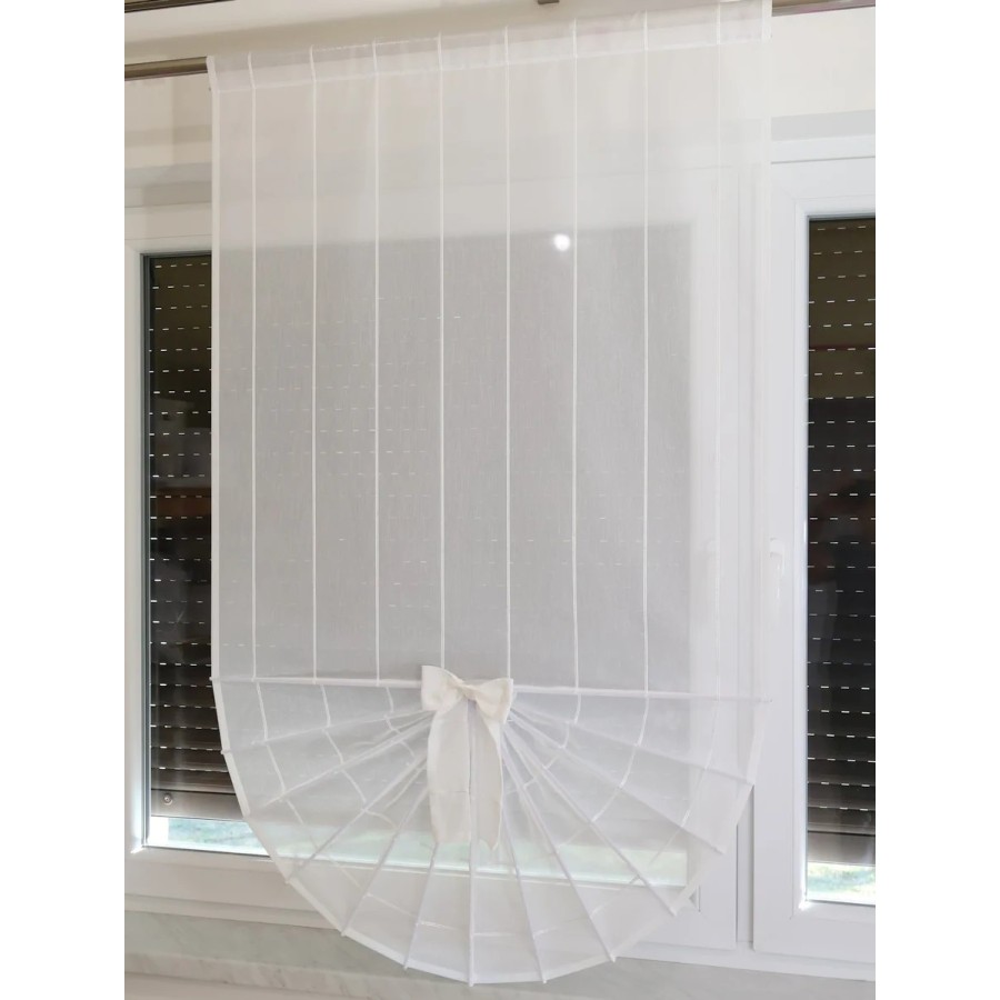 Firana panelowa ekran wachlarz paseczki kremowy 291 – Firany – zdjęcie 5