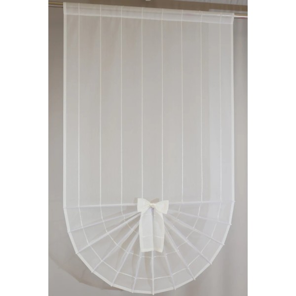 Firana panelowa ekran wachlarz paseczki kremowy 291 – Firany – zdjęcie 2