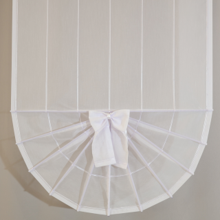 Firana panelowa ekran wachlarz paseczki biały 292 – Firany – zdjęcie 1