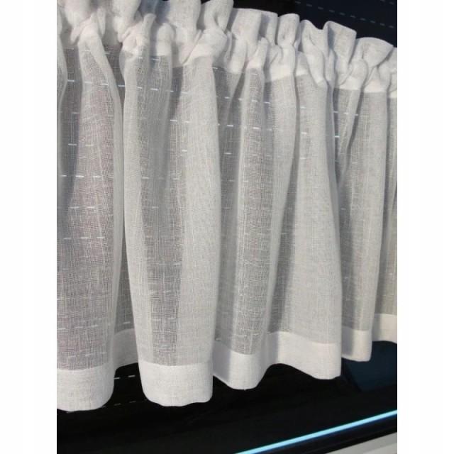 Firana zazdrostka styl prowansalski naturalna matowa 293 – Do kuchni – zdjęcie 2