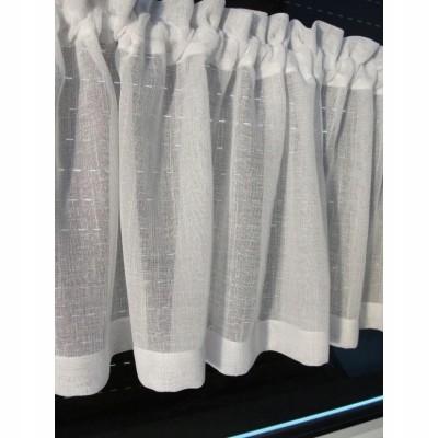 Firana zazdrostka styl prowansalski naturalna matowa 293 – Do kuchni – zdjęcie 2