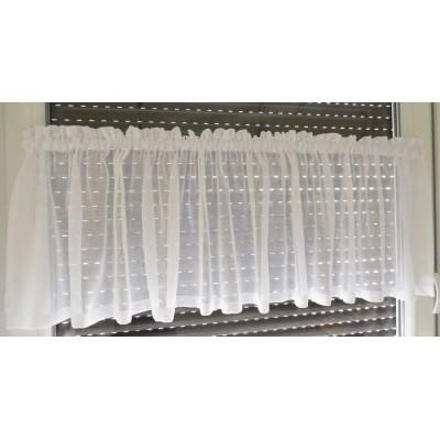 Firana zazdrostka styl prowansalski naturalna matowa 293 – Do kuchni – zdjęcie 3