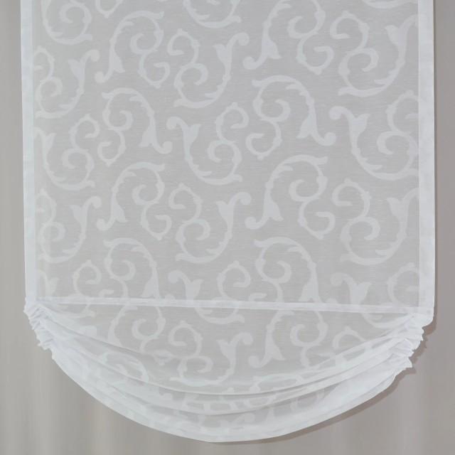 Firana panel woda esy floresy biały 298 – Firany – zdjęcie 1