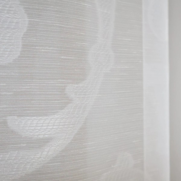 Firana panel woda esy floresy biały 298 – Firany – zdjęcie 4