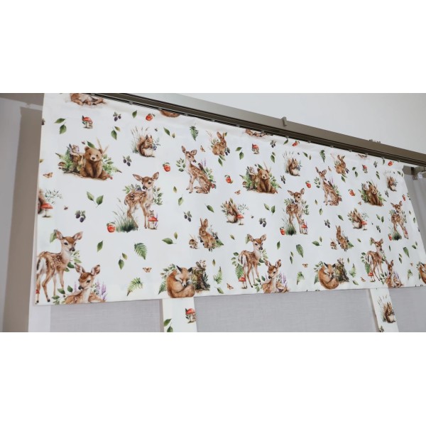 Firana panel roletka z lambrekinem zwierzaki 299 – Firany – zdjęcie 5