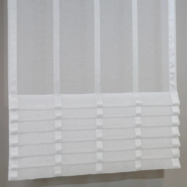 Firana panel siedem ozdobnych zakładek GLAMOUR 005 – Firany – zdjęcie 1