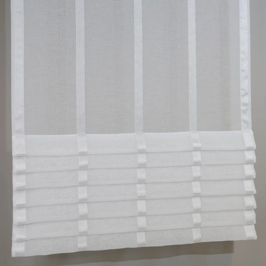 Firana panel siedem ozdobnych zakładek GLAMOUR 005 – Firany – zdjęcie 1