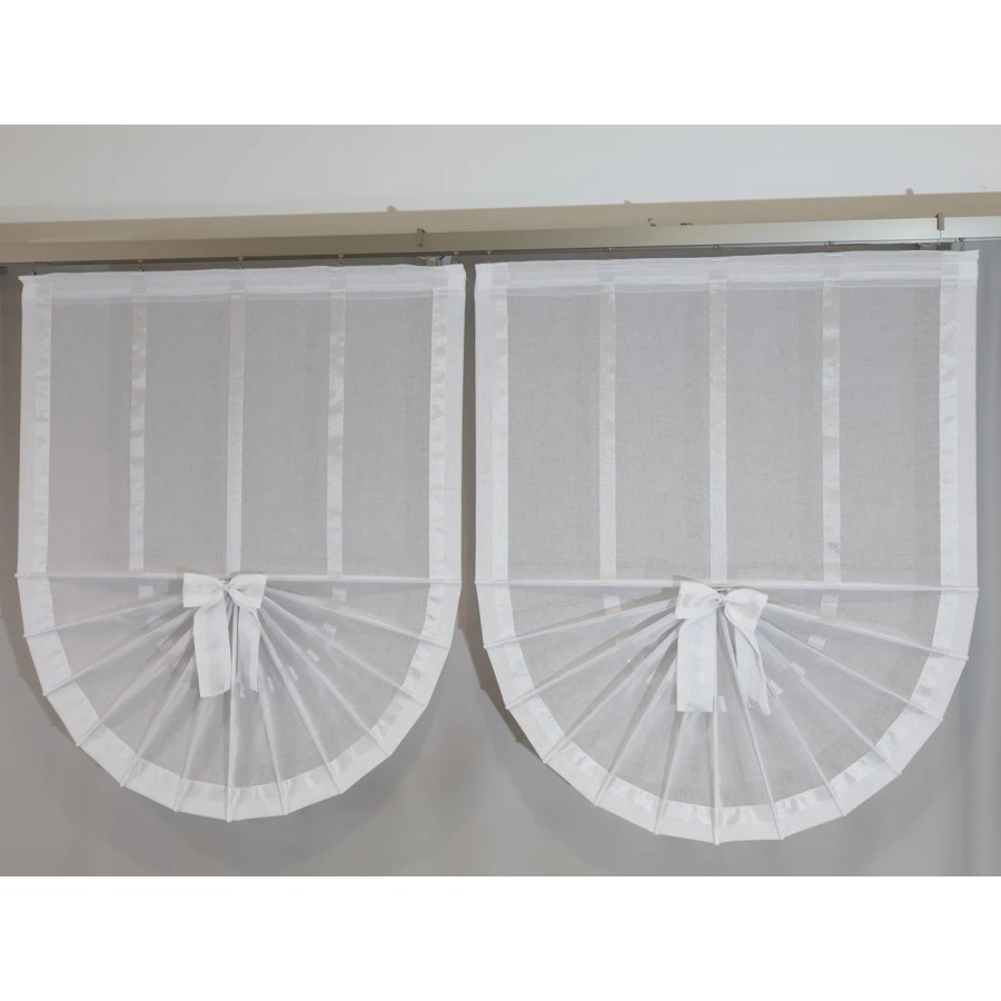 Firana panelowa wachlarz biało srebrny 129 – Firany – zdjęcie 5