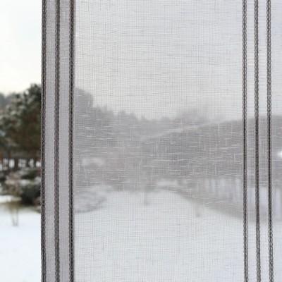 Firana panel z czarnymi koralikami połyskująca 056 – Firany – zdjęcie 4