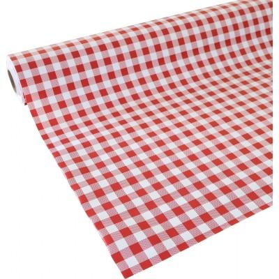 Cerata na stół czerwona krata 035 – Dodatki – zdjęcie 1