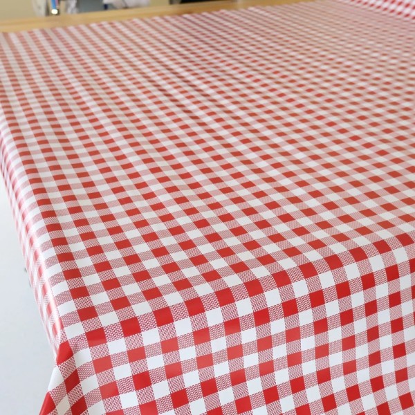 Cerata na stół czerwona krata 035 – Dodatki – zdjęcie 2