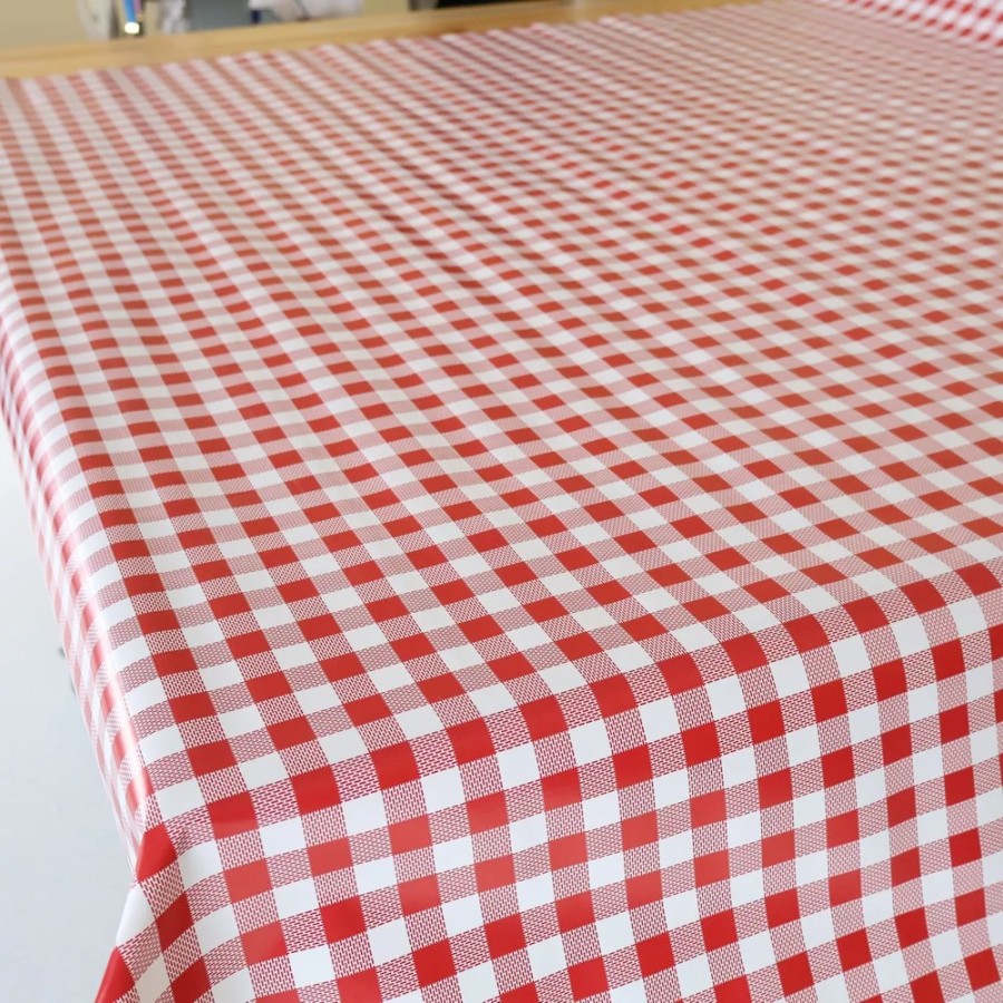 Cerata na stół czerwona krata 035 – Dodatki – zdjęcie 2
