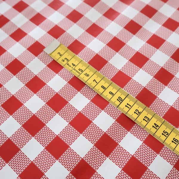 Cerata na stół czerwona krata 035 – Dodatki – zdjęcie 3