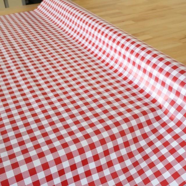 Cerata na stół czerwona krata 035 – Dodatki – zdjęcie 4