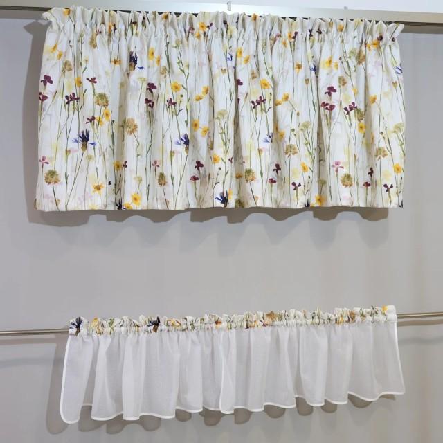 Firana do kuchni łąka komplet 006 – Do kuchni – zdjęcie 1