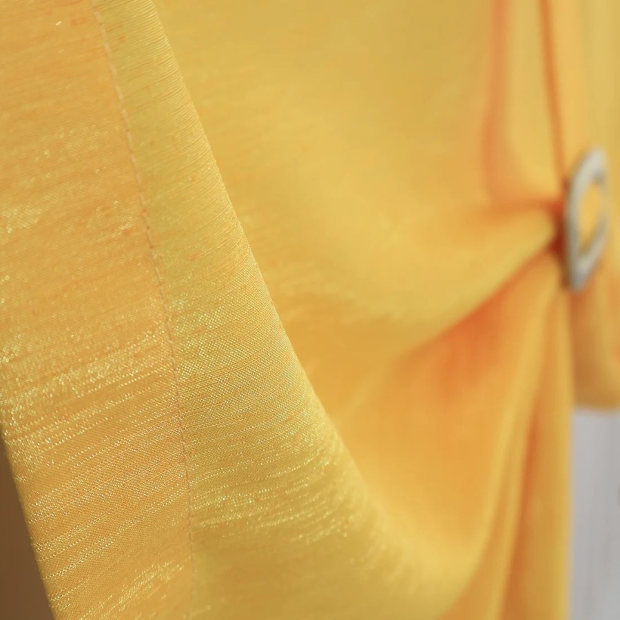Firana lambrekin z szarfami żółty 042 – Firany – zdjęcie 5
