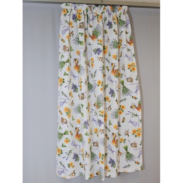 Zasłona słoneczniki lawendy 109 – Zasłony – zdjęcie 3