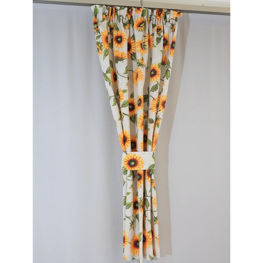 Zasłona w słoneczniki 080 – Zasłony – zdjęcie 2