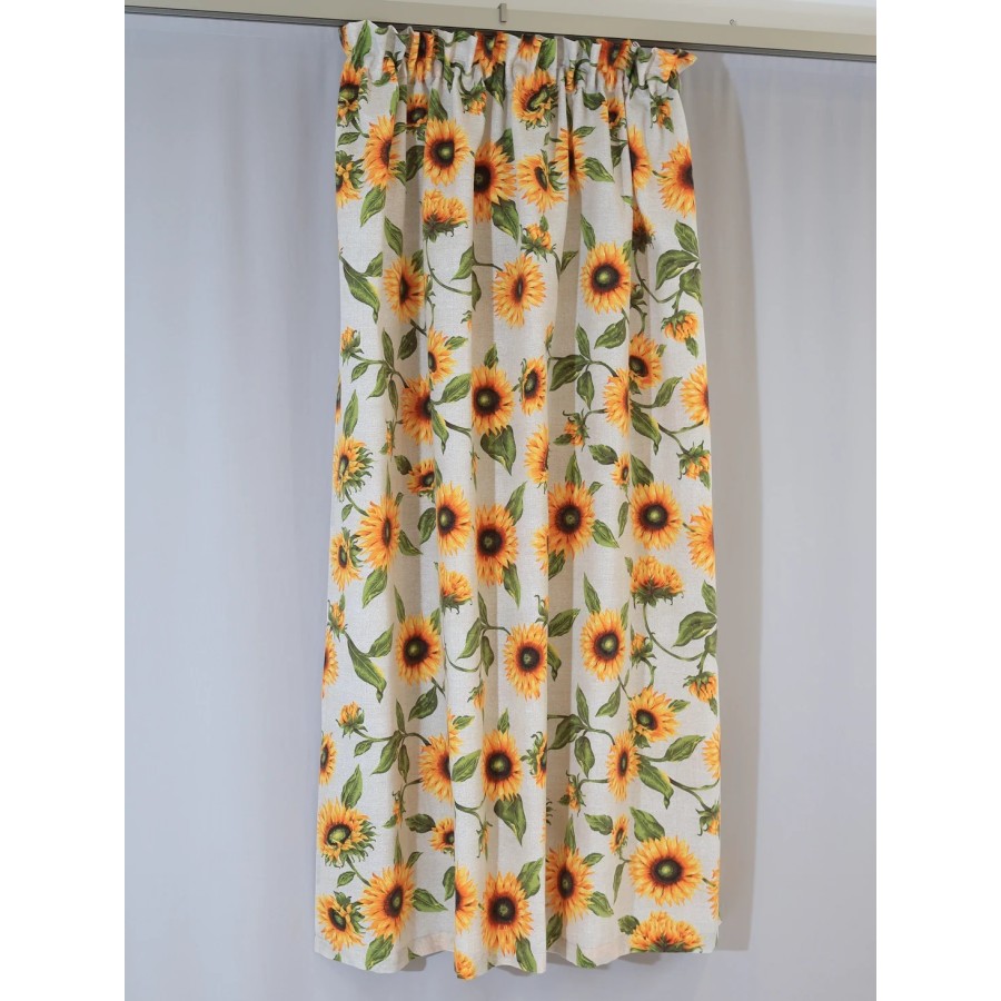 Zasłona w słoneczniki 080 – Zasłony – zdjęcie 3