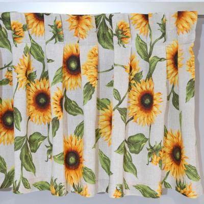 Firana lambrekin w słoneczniki 095 – Firany – zdjęcie 1