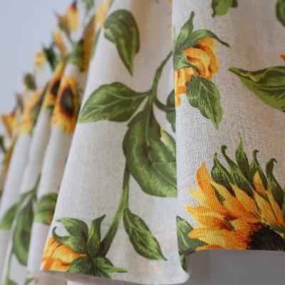 Firana lambrekin w słoneczniki 095 – Firany – zdjęcie 3