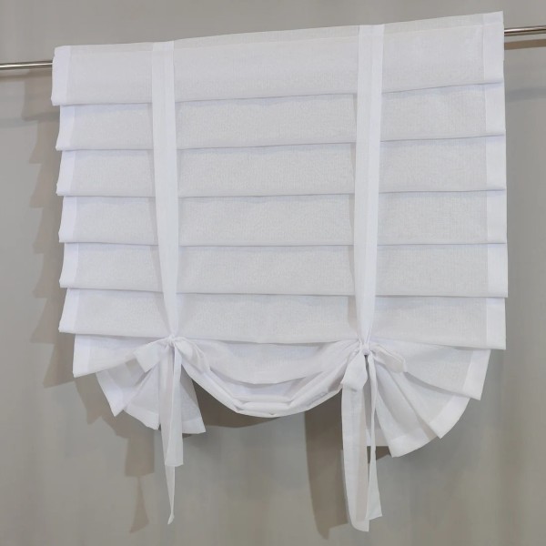 Firana panel z zakładkami biały 124 – Firany – zdjęcie 1