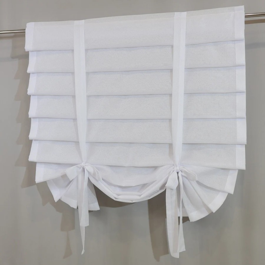 Firana panel z zakładkami biały 124 – Firany – zdjęcie 1