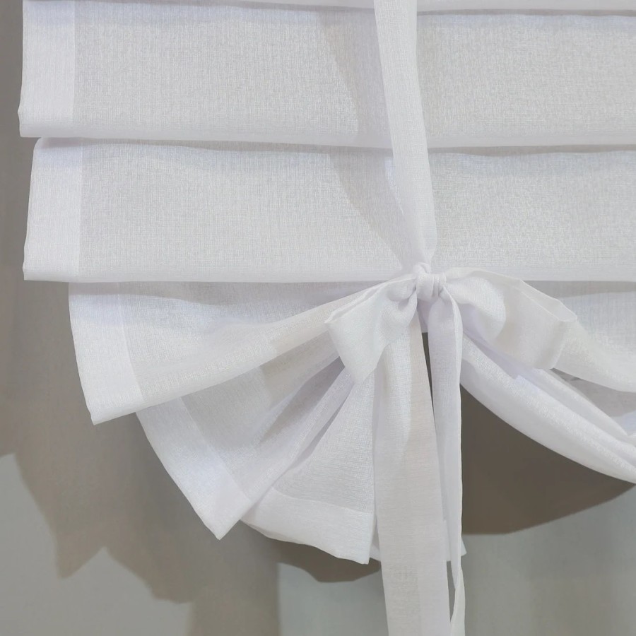 Firana panel z zakładkami biały 124 – Firany – zdjęcie 6