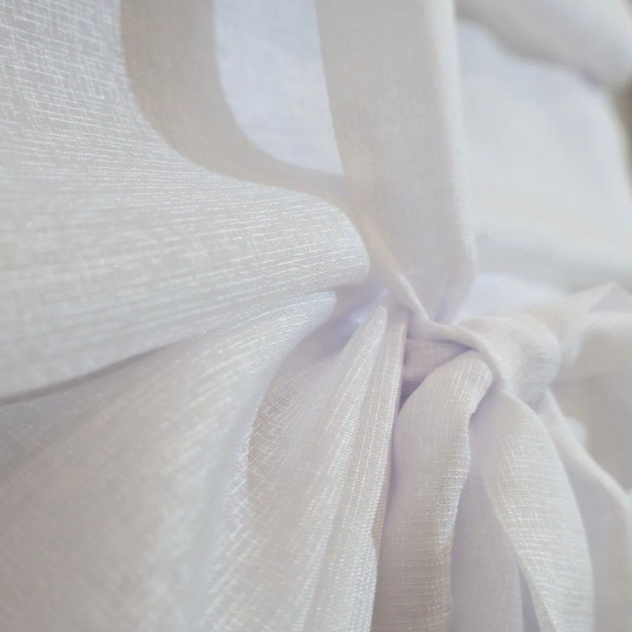 Firana panel z zakładkami biały 124 – Firany – zdjęcie 2