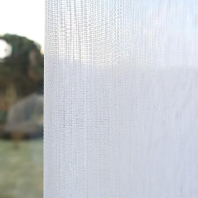 Prosta firana z czarnymi koralikami czarna lamówka 305 – Firany – zdjęcie 2