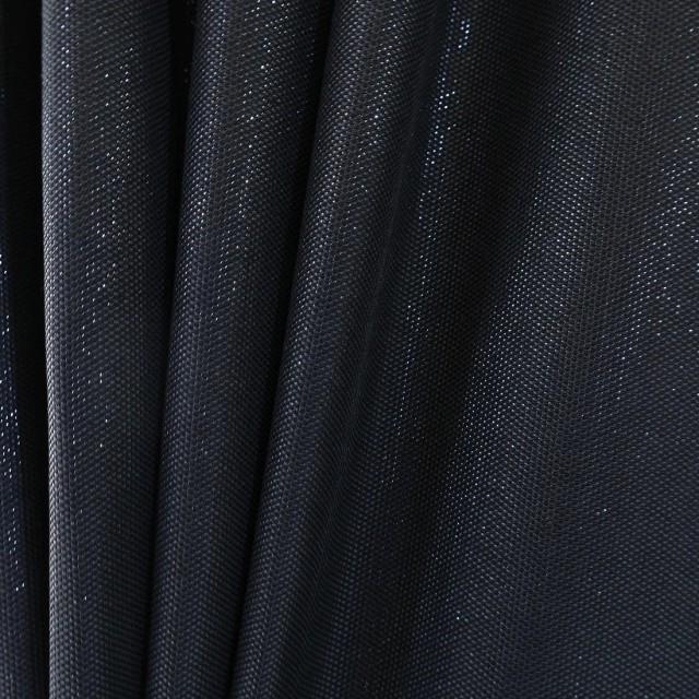 Elegancka czarna zasłona glamour z połyskiem 306 – Zasłony – zdjęcie 1