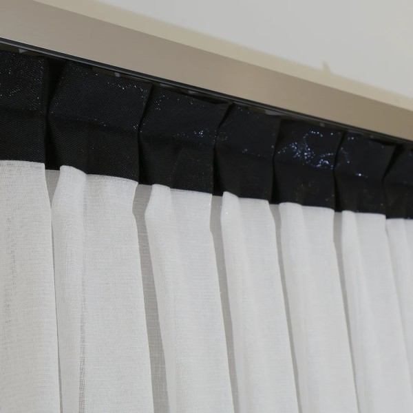 Firana skos boki kolor śmietankowo kremowy 001 – Firany – zdjęcie 5