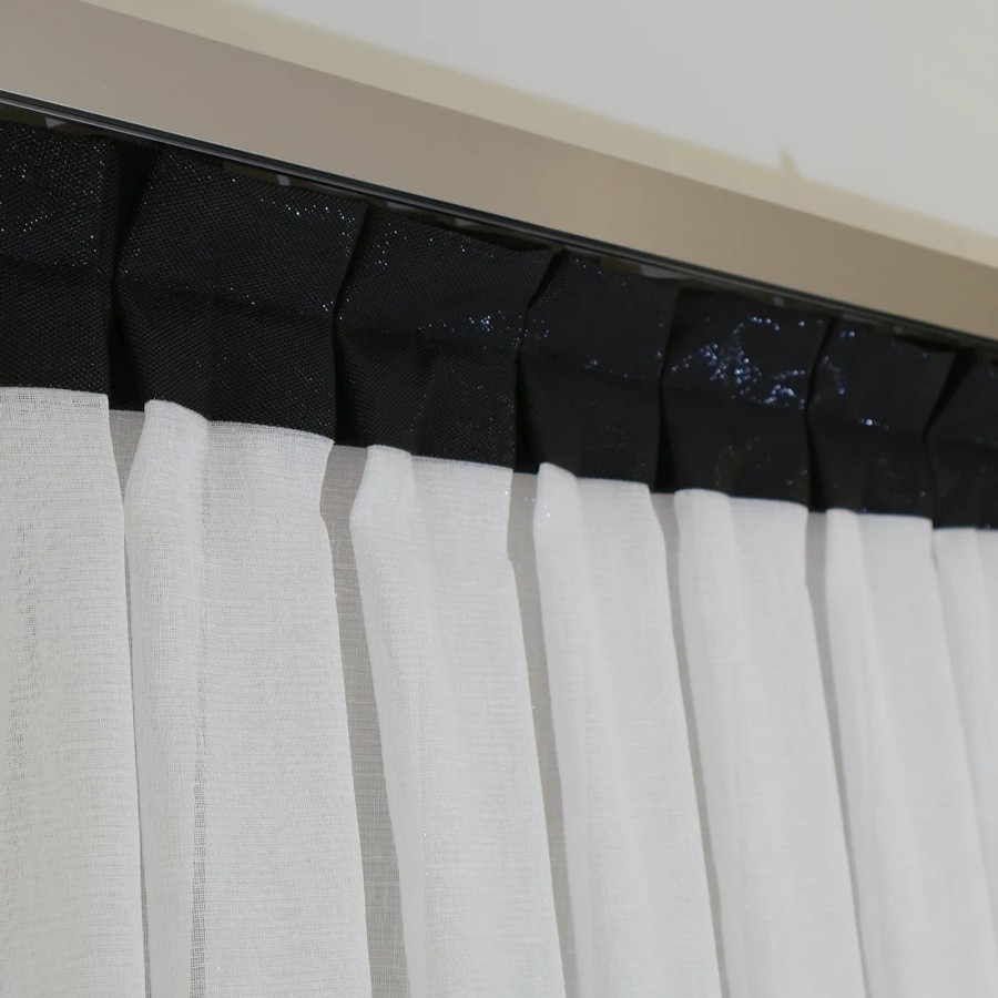 Firana skos boki kolor śmietankowo kremowy 001 – Firany – zdjęcie 5