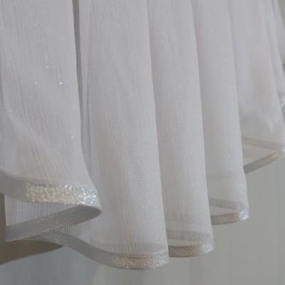 Firana panel żabot SREBRNY z girlandą 211 – Firany – zdjęcie 2