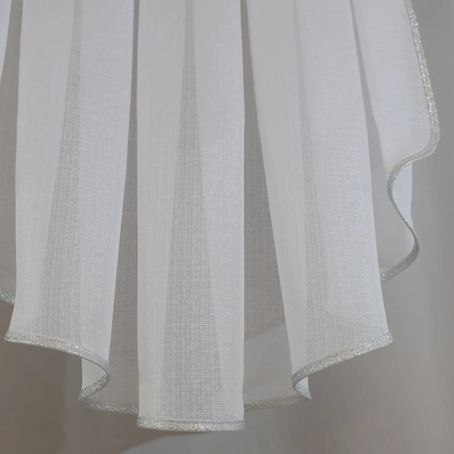 Firana panelowa żabot srebrne dodatki 113 – Firany – zdjęcie 5