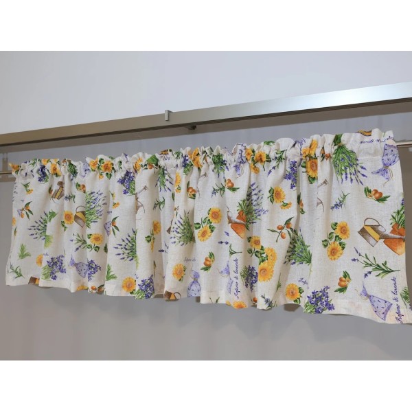 Firana lambrekin lawenda słoneczniki 067 – Firany – zdjęcie 2