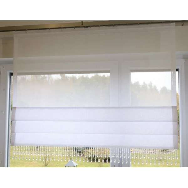 Firana panel roletka z koralikami 307 – Firany – zdjęcie 3