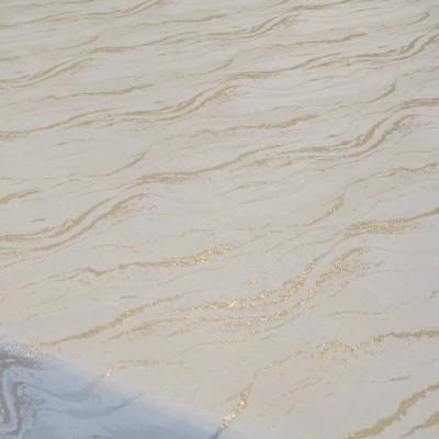 Obrus plamoodporny marmurek kremowo złoty 202 – Na metry – zdjęcie 4