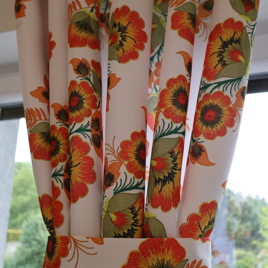 Zasłona w stylu ludowym kwiatki 313 – Zasłony – zdjęcie 2