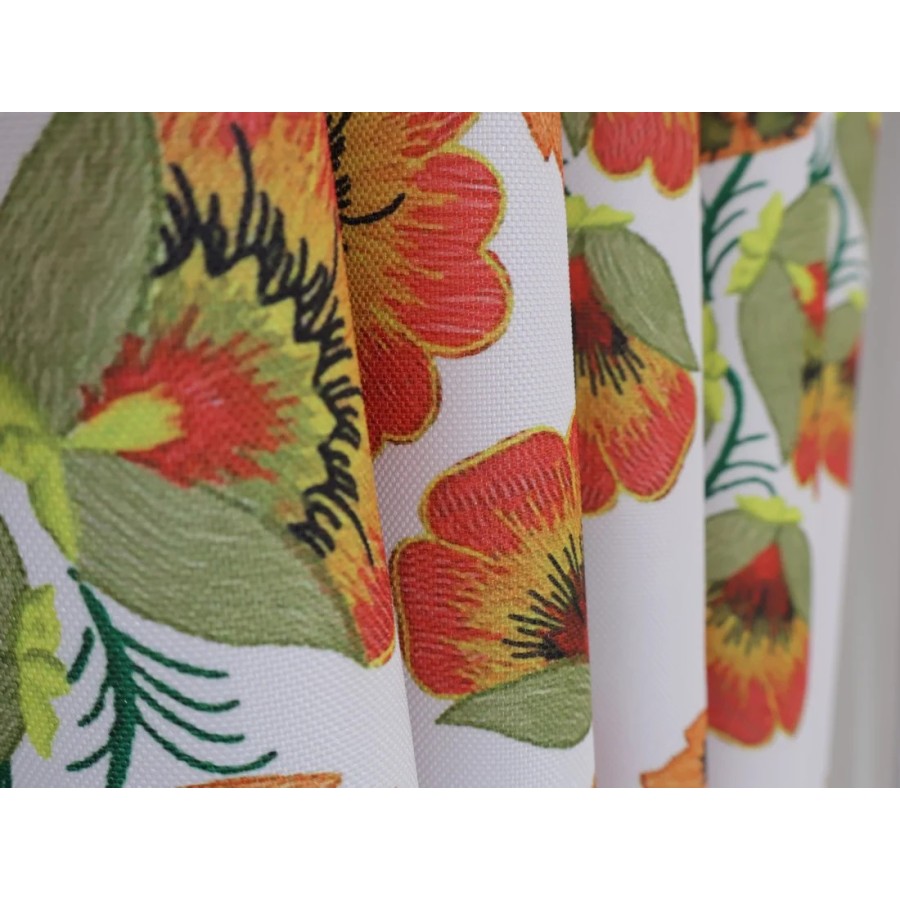 Zasłona w stylu ludowym kwiatki 313 – Zasłony – zdjęcie 6